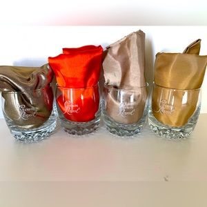 Crown Royal Glasses Lot of 4